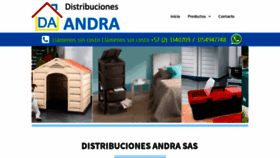 What Distribucionesandra.com website looked like in 2020 (4 years ago)