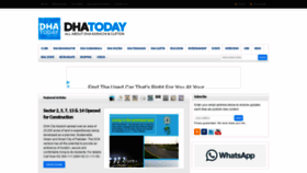 What Dhatoday.com website looked like in 2020 (4 years ago)