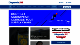 What Dispatchlive.co.za website looked like in 2020 (4 years ago)