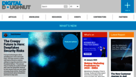 What Digitaldoughnut.report website looked like in 2020 (4 years ago)