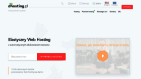 What Dhosting.pl website looked like in 2020 (6 years ago)