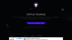 What Desktop.github.com website looked like in 2020 (4 years ago)