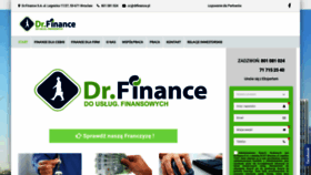 What Drfinance.pl website looked like in 2020 (4 years ago)