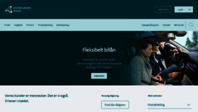 What Djurslandsbank.dk website looked like in 2020 (4 years ago)