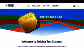 What Drivingtestsuccess.com website looked like in 2020 (4 years ago)