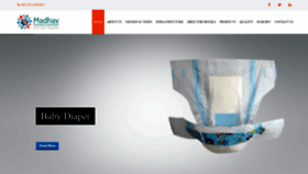 What Diapersmanufacturer.com website looked like in 2020 (4 years ago)