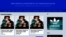 What Demonslayermanga.com website looked like in 2020 (4 years ago)
