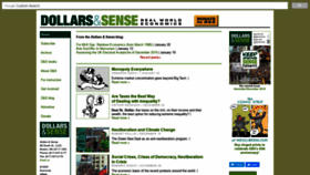 What Dollarsandsense.org website looked like in 2020 (4 years ago)