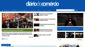 What Dcomercio.com.br website looked like in 2020 (4 years ago)