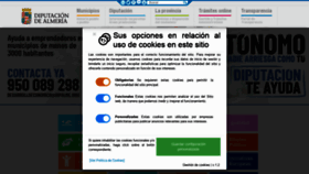 What Dipalme.org website looked like in 2020 (5 years ago)