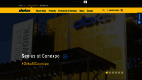 What Doka.com website looked like in 2020 (4 years ago)