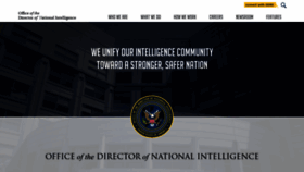 What Dni.gov website looked like in 2020 (4 years ago)