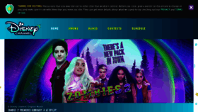 What Disneychannel.ca website looked like in 2020 (4 years ago)