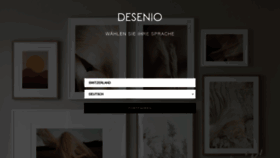 What Desenio.ch website looked like in 2020 (4 years ago)