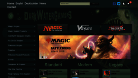 What Darkwatergames.us website looked like in 2020 (4 years ago)