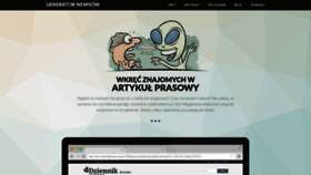 What Dziennikbulwarowy.pl website looked like in 2020 (4 years ago)