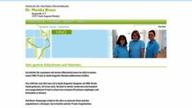 What Dr-monika-braun.de website looked like in 2020 (4 years ago)