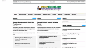 What Dosenbiologi.com website looked like in 2020 (4 years ago)
