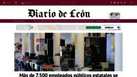 What Diariodeleon.es website looked like in 2020 (4 years ago)