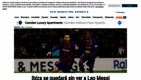 What Diariodeibiza.es website looked like in 2020 (4 years ago)