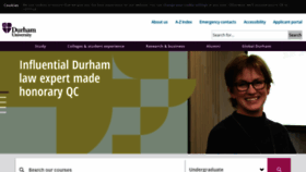 What Durham.ac.uk website looked like in 2020 (4 years ago)