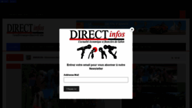 What Directinfosgabon.com website looked like in 2020 (5 years ago)