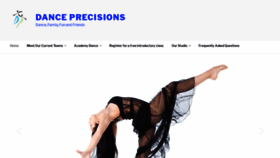 What Danceprecisions.studio website looked like in 2020 (6 years ago)