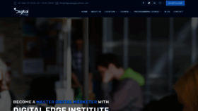 What Digitaledgeinstitute.com website looked like in 2020 (4 years ago)