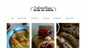 What Divaliciousrecipes.com website looked like in 2020 (4 years ago)