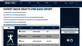 What Draftsite.com website looked like in 2020 (4 years ago)
