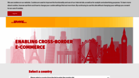 What Dhlparcel.com website looked like in 2020 (4 years ago)