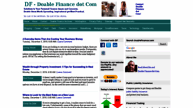 What Doablefinance.com website looked like in 2020 (4 years ago)