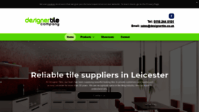 What Designertile.co.uk website looked like in 2020 (4 years ago)