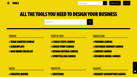 What Designabetterbusiness.tools website looked like in 2020 (4 years ago)