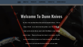 What Dunnknives.com website looked like in 2020 (4 years ago)