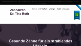 What Drtinaroth.de website looked like in 2020 (4 years ago)