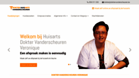 What Doktervanderscheuren.be website looked like in 2020 (4 years ago)