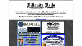 What Dillonite.com website looked like in 2020 (4 years ago)