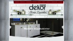 What Dekor2000.net website looked like in 2020 (4 years ago)