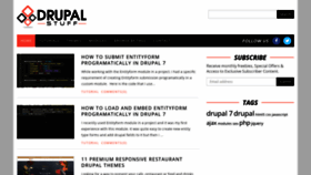 What Drupalstuff.com website looked like in 2020 (4 years ago)