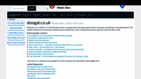 What Doogal.co.uk website looked like in 2020 (4 years ago)