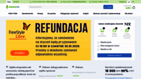 What Diabetyk24.pl website looked like in 2020 (4 years ago)