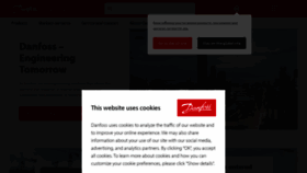 What Danfoss.com website looked like in 2020 (4 years ago)