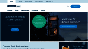 What Danskebank.se website looked like in 2020 (4 years ago)