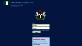 What Dhis2nigeria.org.ng website looked like in 2020 (4 years ago)