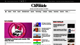 What Deccanchronicle.com website looked like in 2020 (4 years ago)