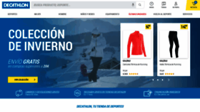 What Decathlon.es website looked like in 2020 (4 years ago)