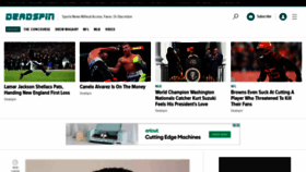 What Deadspin.com website looked like in 2020 (4 years ago)