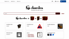 What Dexonline.ro website looked like in 2020 (5 years ago)