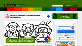 What Dibujos.net website looked like in 2020 (4 years ago)
